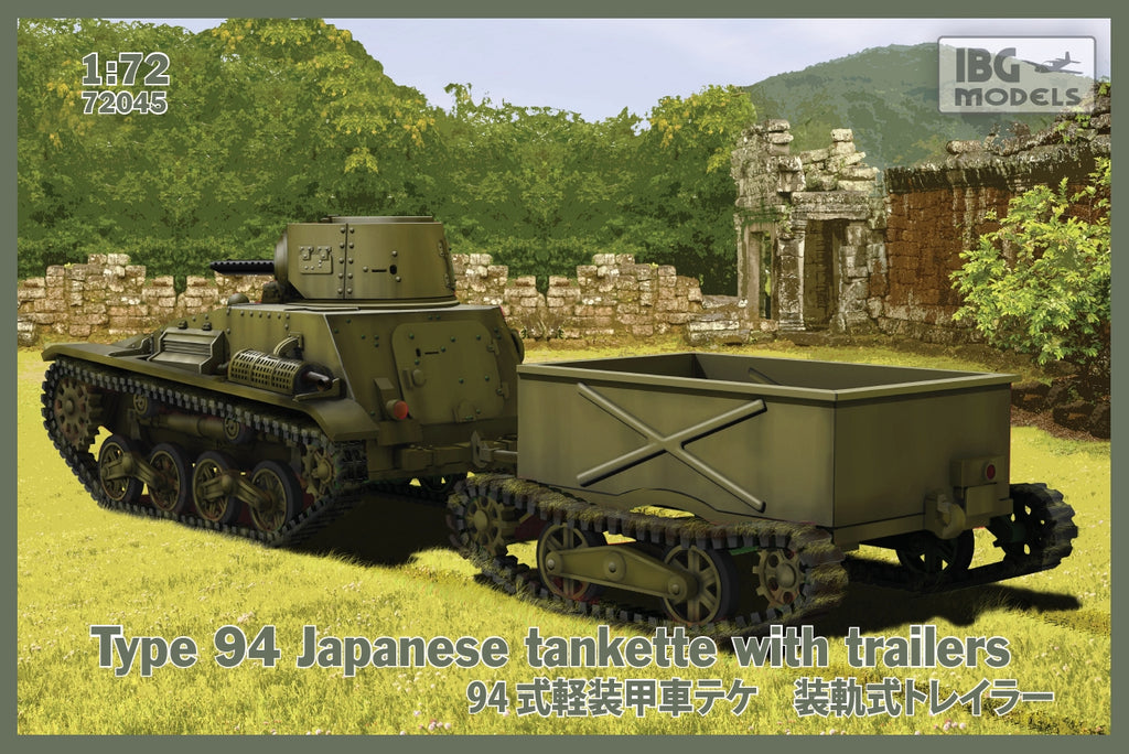 IBG - 72045 - Type-94 Japanese tankette with trailers - 1:72