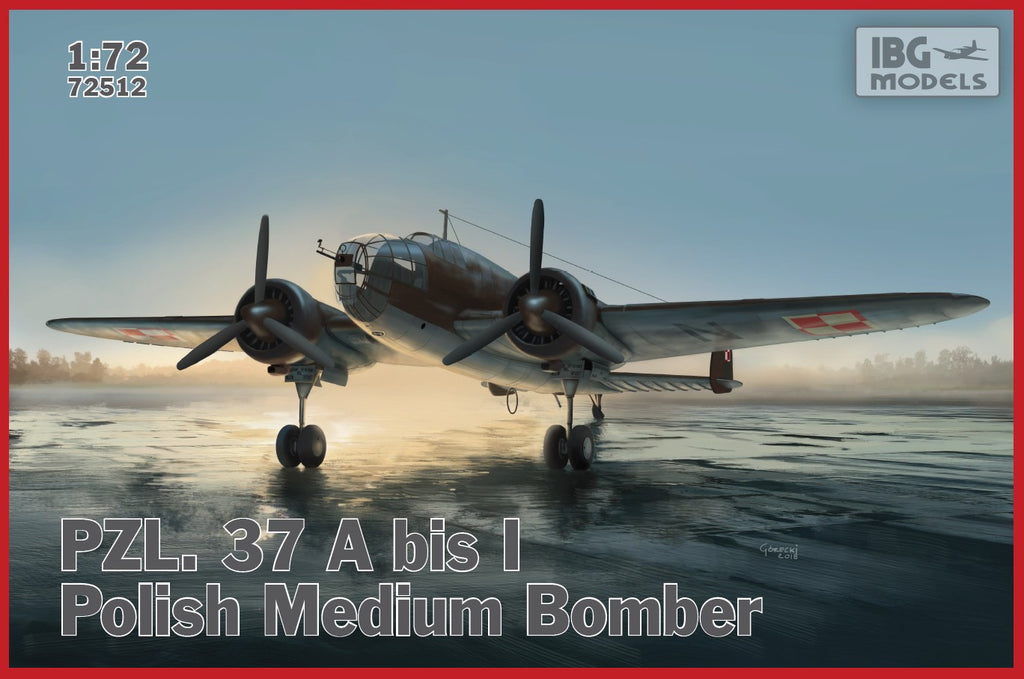 IBG - 72512 - PZL.37A bis I Los-twin tail fins Polish Bomber Plane - 1:72