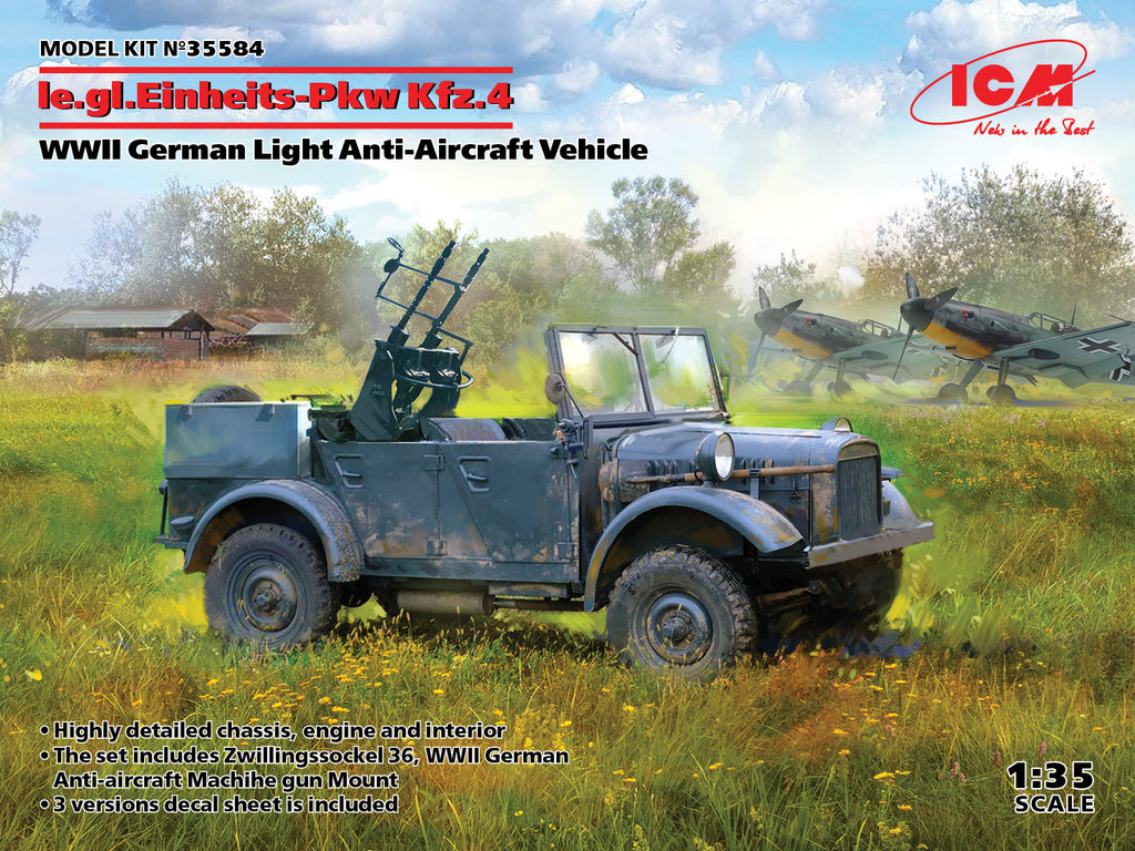 ICM - 35584 - le.gl.Einheitz-Pkw Kfz.4 - 1:35