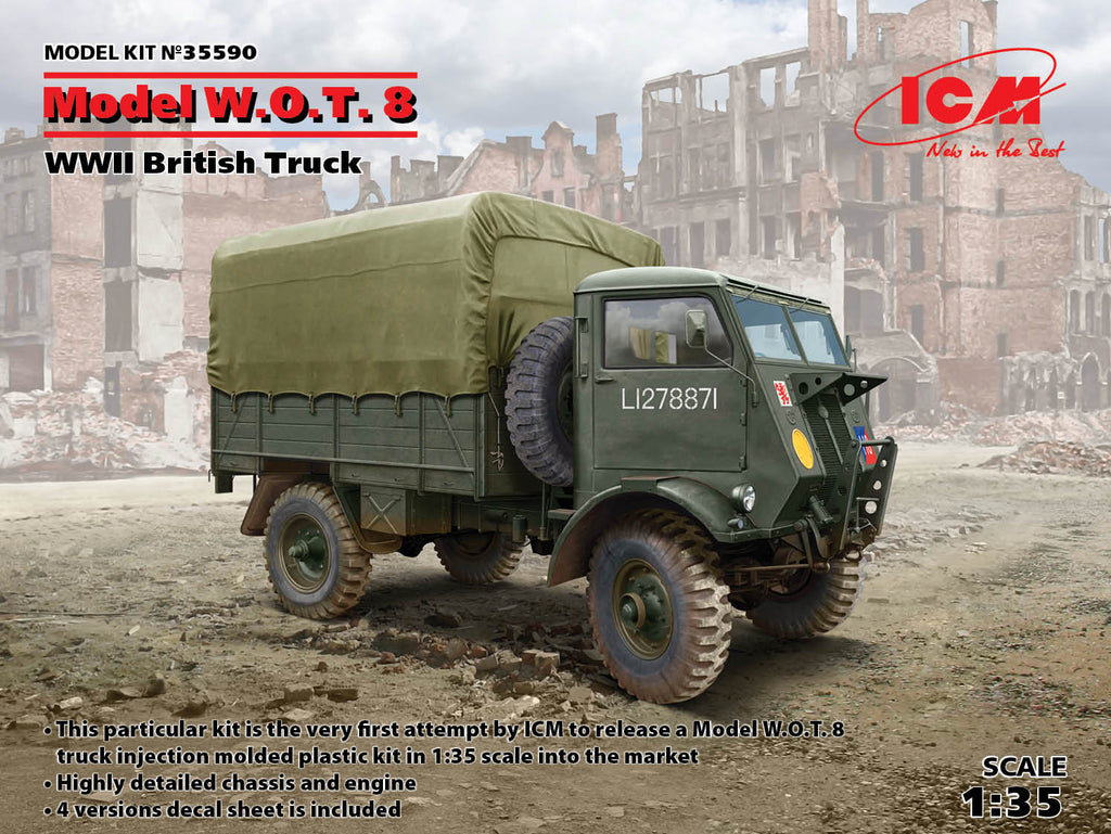 ICM35590 - Model W.O.T. 8, WWII British Truck - 1:35