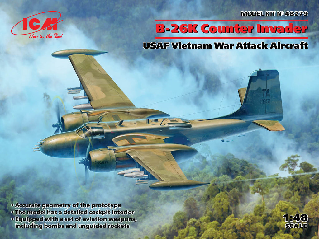 ICM - 48279 - Douglas B-26K Counter Invader - 1:48