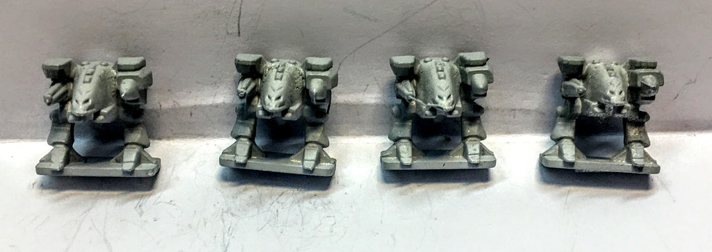 Chaos Space Marine Dreadnought Type 1 (x4) - 6mm - Epic