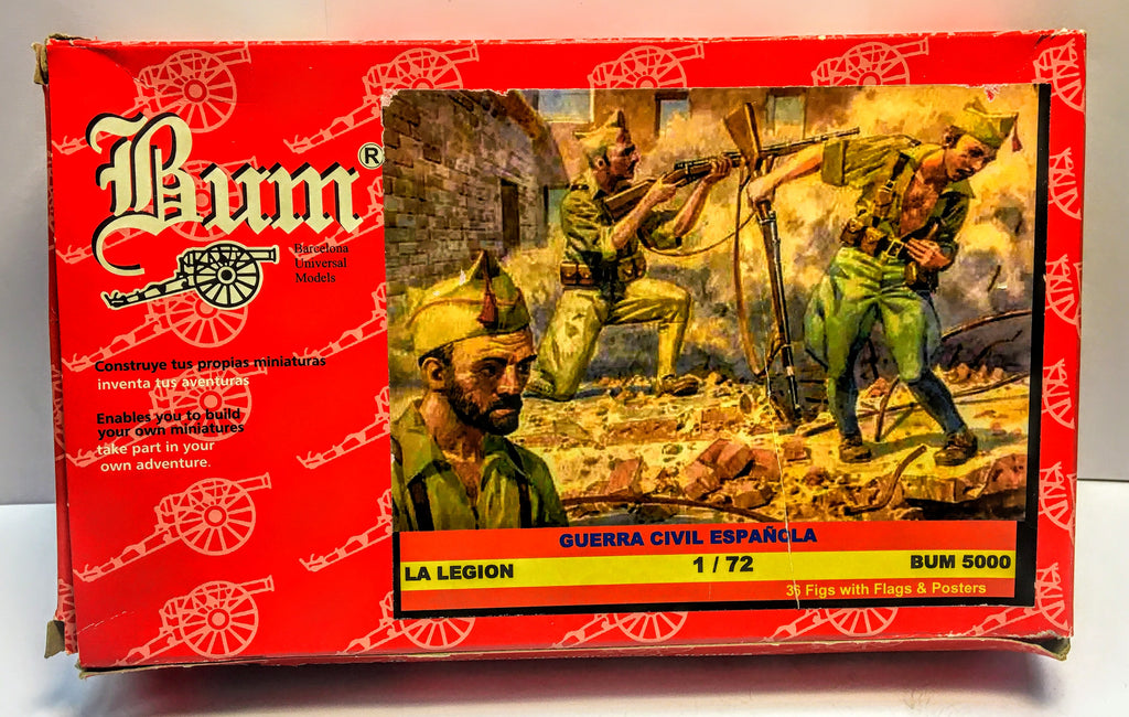 Bum - 5000 - Guerra Civil Española La Legion with Flags - 1:72