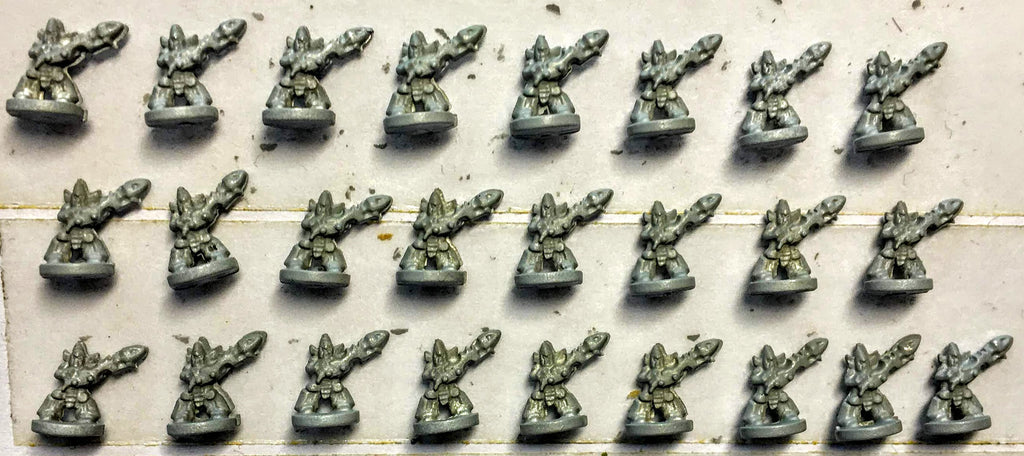 Eldar Dark Reapers (x25) - 6mm - Epic