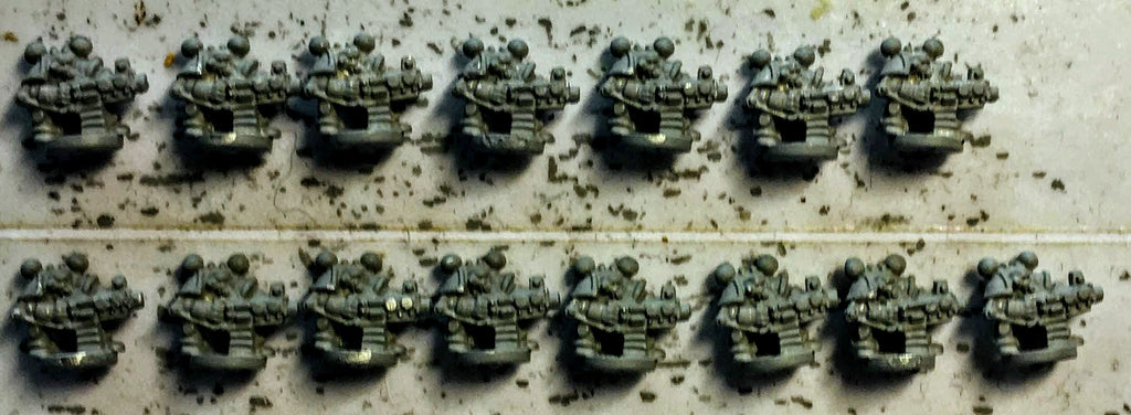 Chaos Space Marine Heavy Bolters x15 - 6mm - Epic