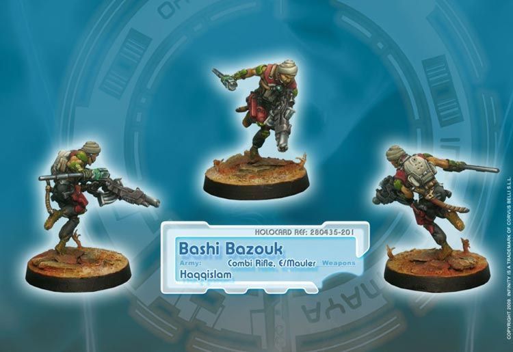 Infinity - Bashi Bazouks (Combi Rifle, e/Mauler) - 28mm