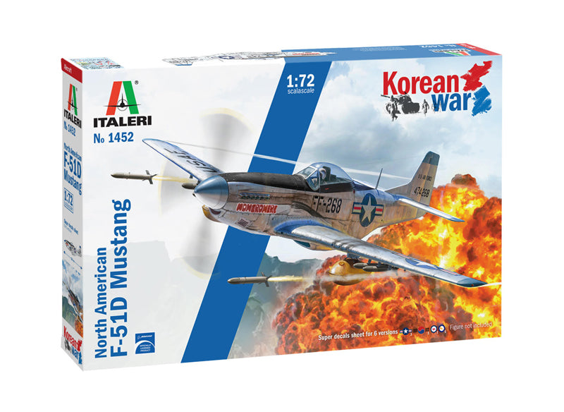 Italeri - 1452 - North-American F-51D Mustang Korean War - 1:72