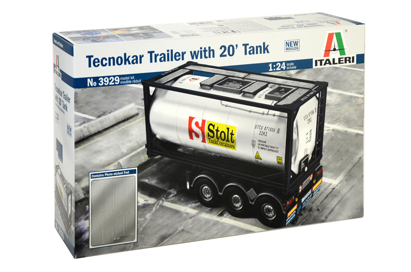 Italeri - 3929 - Tecnokar 20 Tank - 1:24