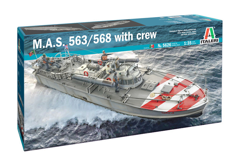Italeri - 5626 - M.A.S. 563/568 with crew - 1:35