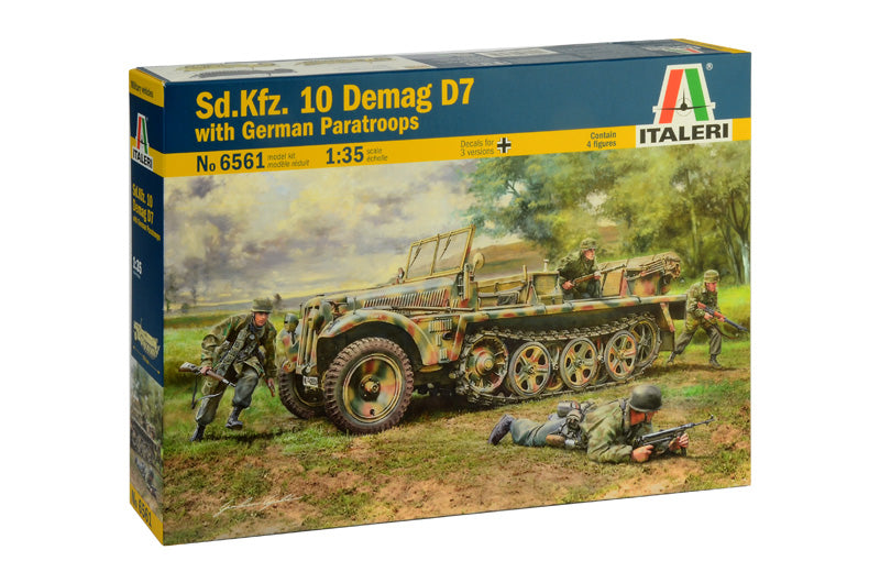 Italeri 6561 - Sd.Kfz Demag D7 With Paratroopers - 1:35