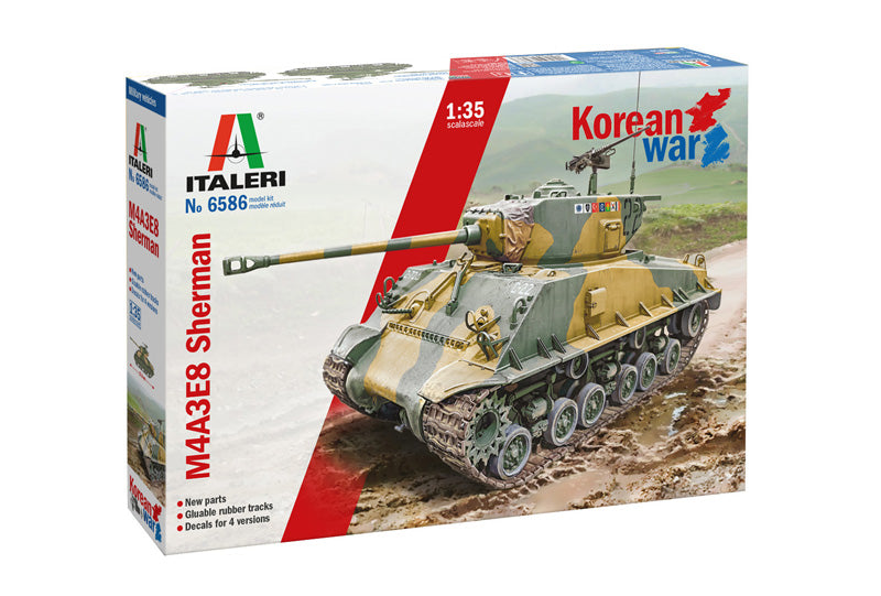 Italeri - 6586 - Sherman M4A3E8 - Korean War - 1:35