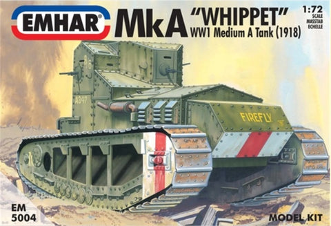 Mk.A "Whippet" British Medium Tank - 1:72 - Emhar - 5004 - @