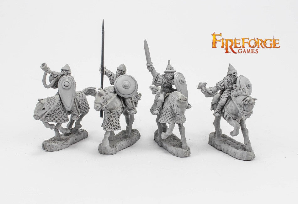 Fireforge Games - FFG142 - Deus Vult - Junior Druzhina Command - 28mm