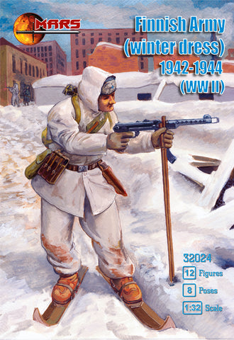 Mars - 32024 - Finnish Army in winter dress 1942-1944 (WWII) - 1:32