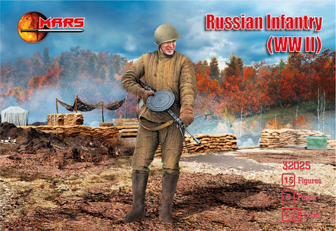Mars - 32025 - Russian Infantry (WWII) - 1:32