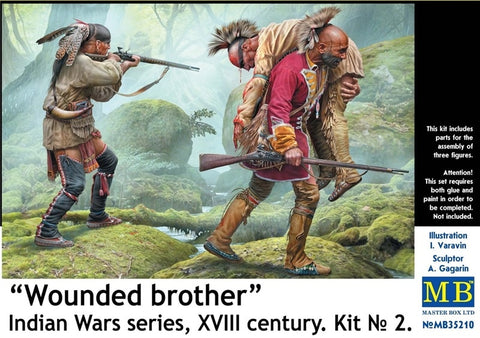 'Wounded Brother' Indian War Series - Master Box - MAS35210 - 1:35 @