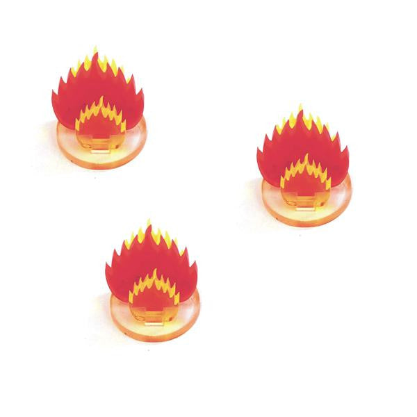 4GROUND - 1" Fireball Acrylic Markers (3) - MG-TAM-129