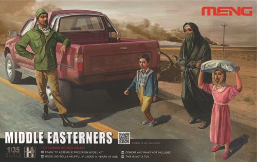 Meng Model - MMHS-001 - Middle Easterners in the Street - 1:35