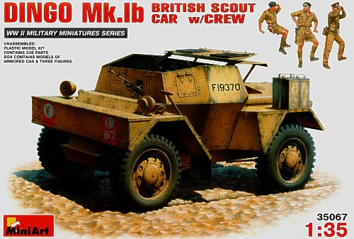 Mini art - 35067 - Daimler Dingo Mk.Ib Armoured Car with Crew - 1:35
