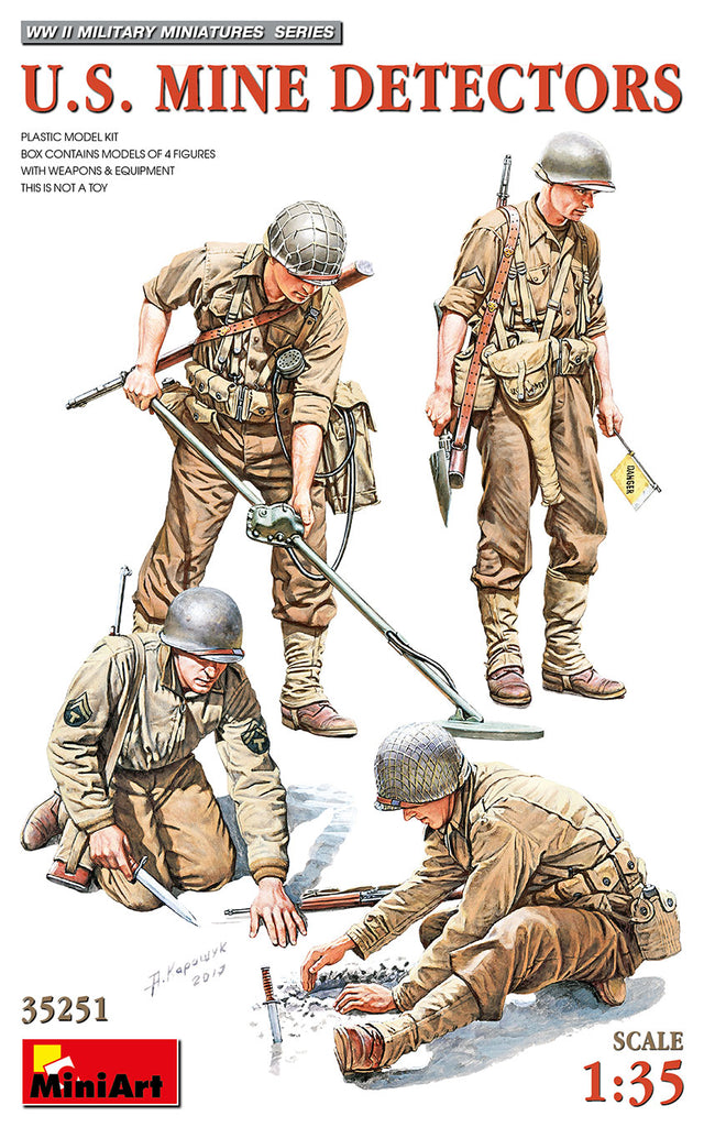 Mini Art - 35251 - U.S. MINE DETECTORS - 1:35