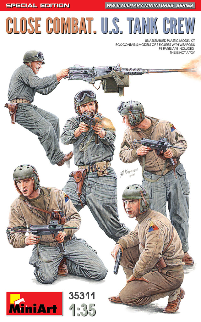 Mini Art - 35311 - CLOSE COMBAT. U.S. TANK CREW. SPECIAL EDITION - 1:35