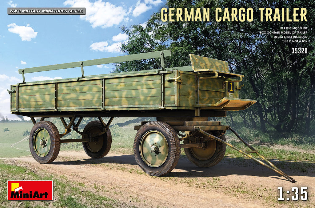 Mini Art - 35320 - GERMAN CARGO TRAILER - 1:35