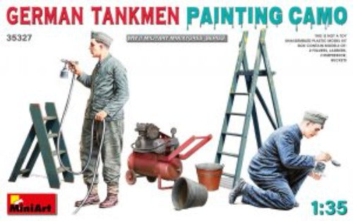 Mini Art - 35327 - German Tankmen, Painting Camouflage - 1:35