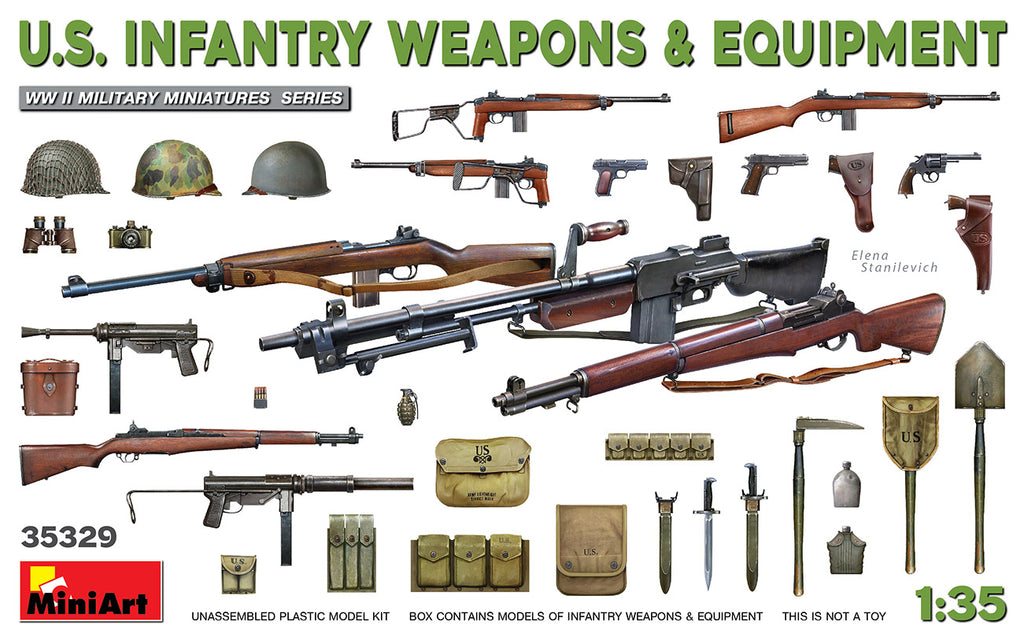 U.S. INFANTRY WEAPONS & EQUIPMENT - 1:35 Mini Art - 35329