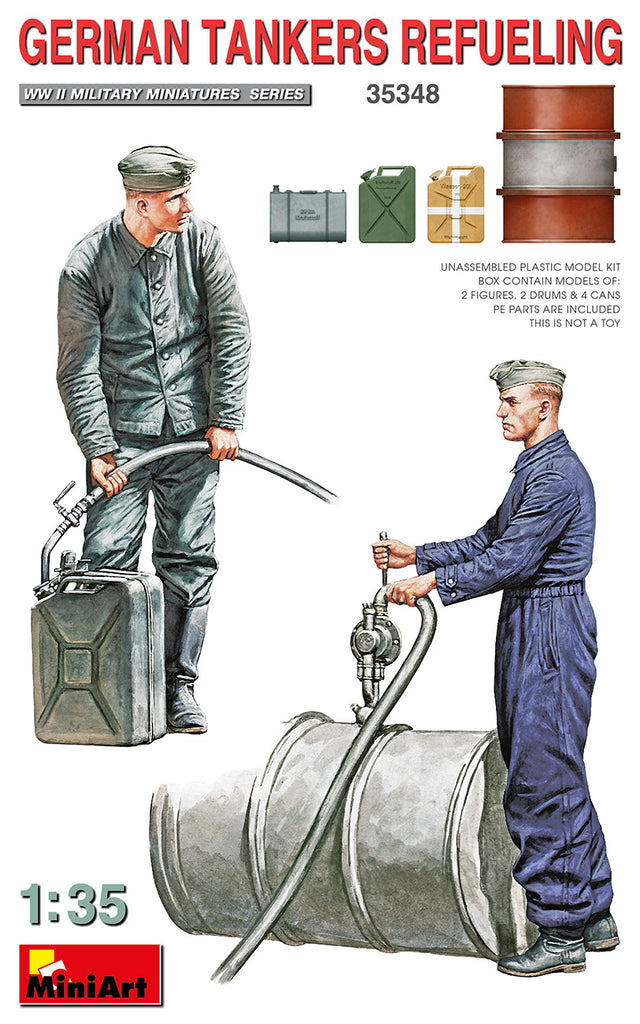 Mini Art - 35348 - GERMAN TANKERS REFUELING (WWII) - 1:35