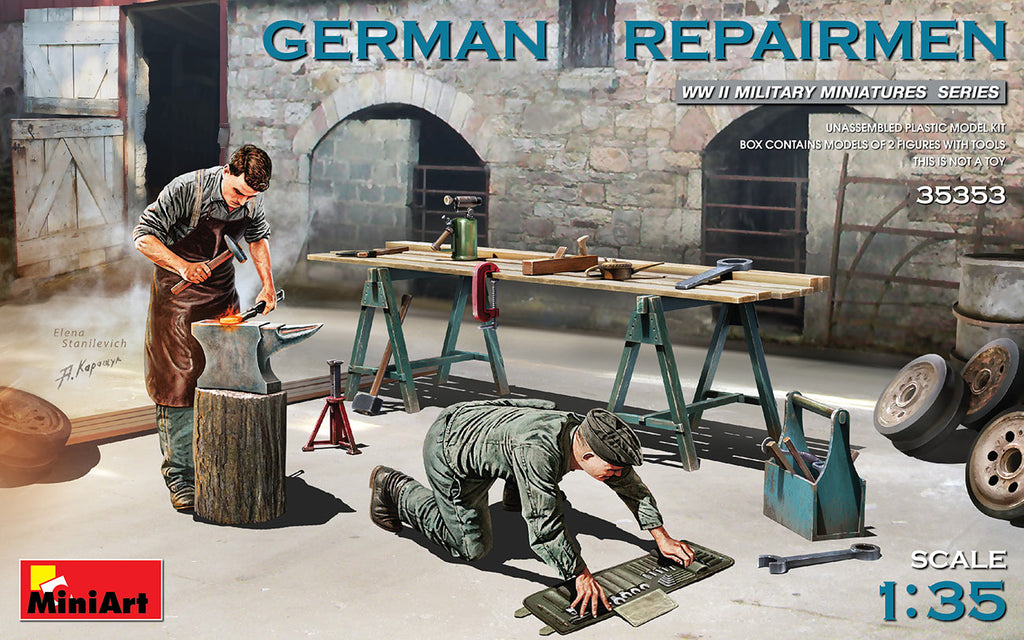 Mini Art - 35353 - GERMAN REPAIRMEN - 1:35