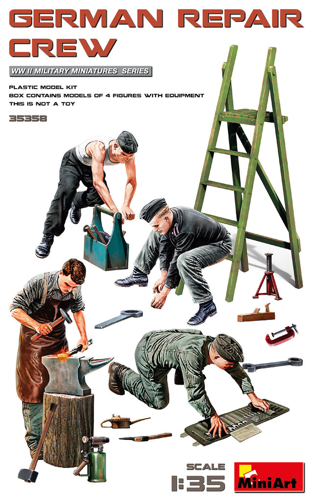 Mini Art - 35358 - GERMAN REPAIR CREW - 1:35
