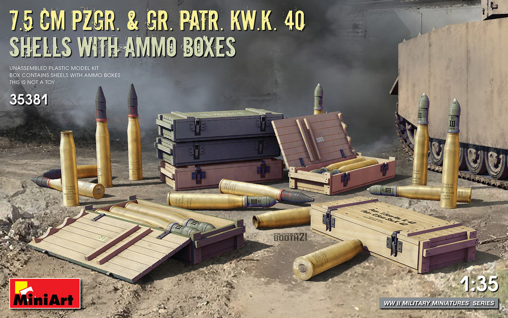 Mini Art - 35381 - 7.5 CM PZGR. & GR. PATR. KW.K. 40 - 1:35