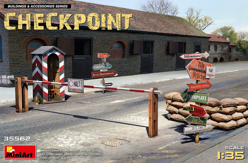 Mini Art - 35562 - German WWII CHECKPOINT - 1:35