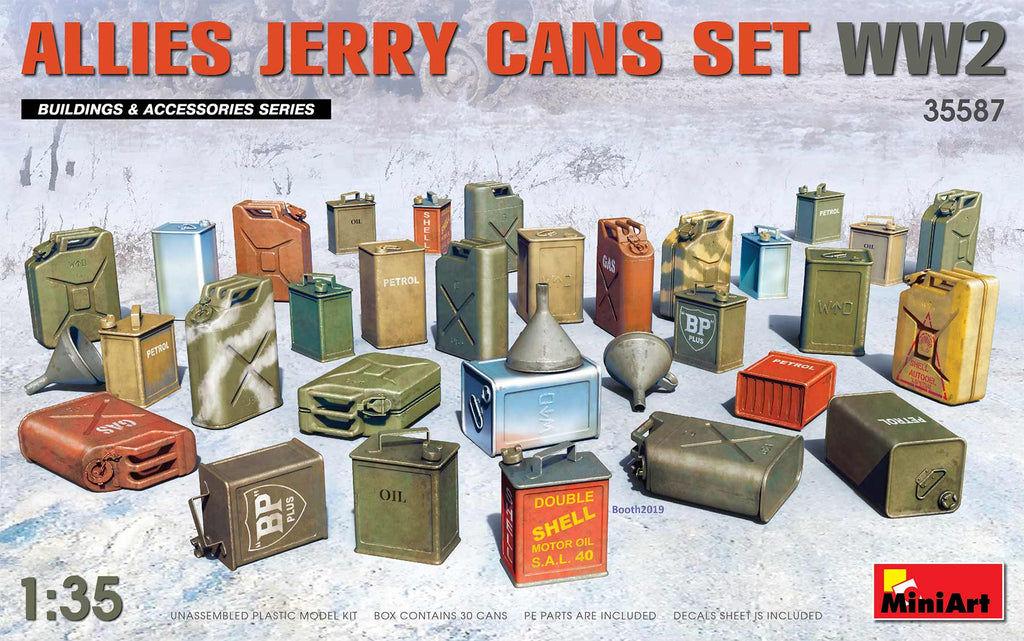 MiniArt - 35587 - ALLIED JERRY CANS SET WWII - 1:35