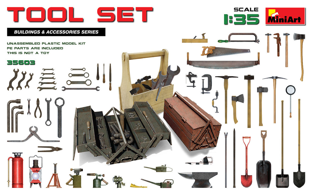 Mini Art - 35603 - Tool box set with etched parts - 1:35