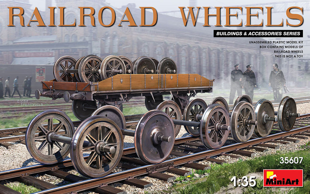 Mini Art - 35607 - Railroad Wheels - 1:35