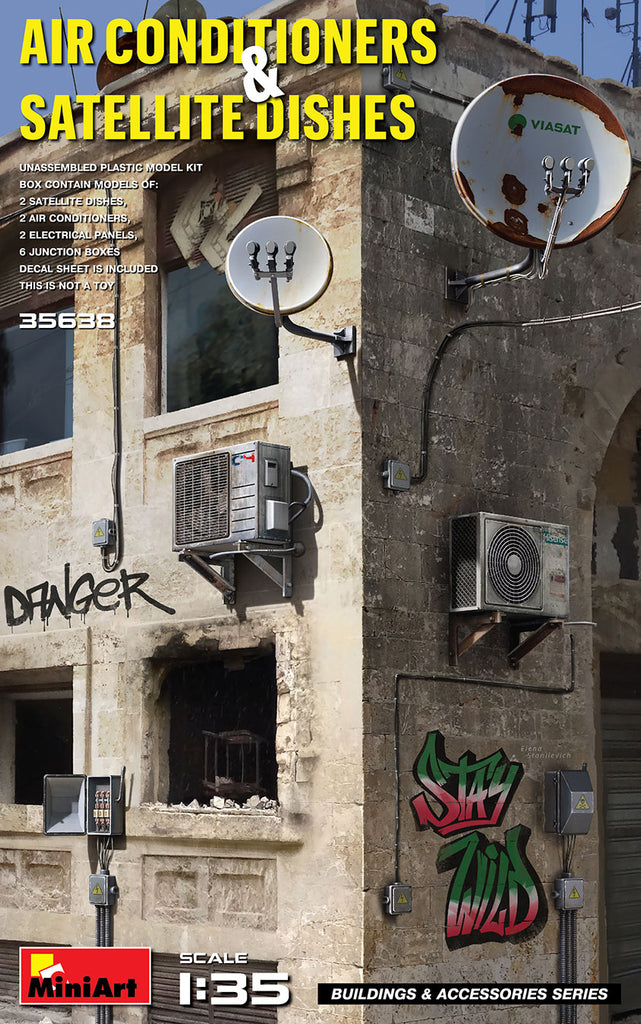 Mini Art - 35638 - AIR CONDITIONERS & SATELLITE DISHES