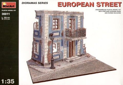 European Street Diorama - 1:35 - Mini Art - 36011