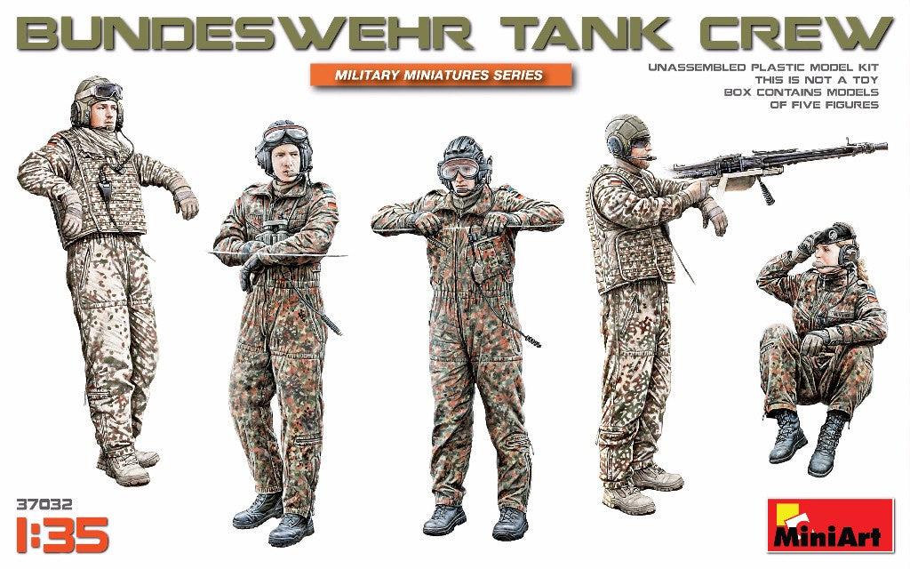 Mini Art - 37032 - Bundeswehr Tank Crew - 1:35