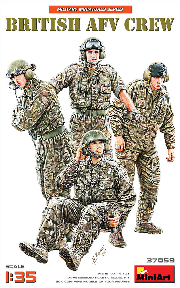 Modern BRITISH AFV CREW - Mini Art - 37059 - 1:35 - @