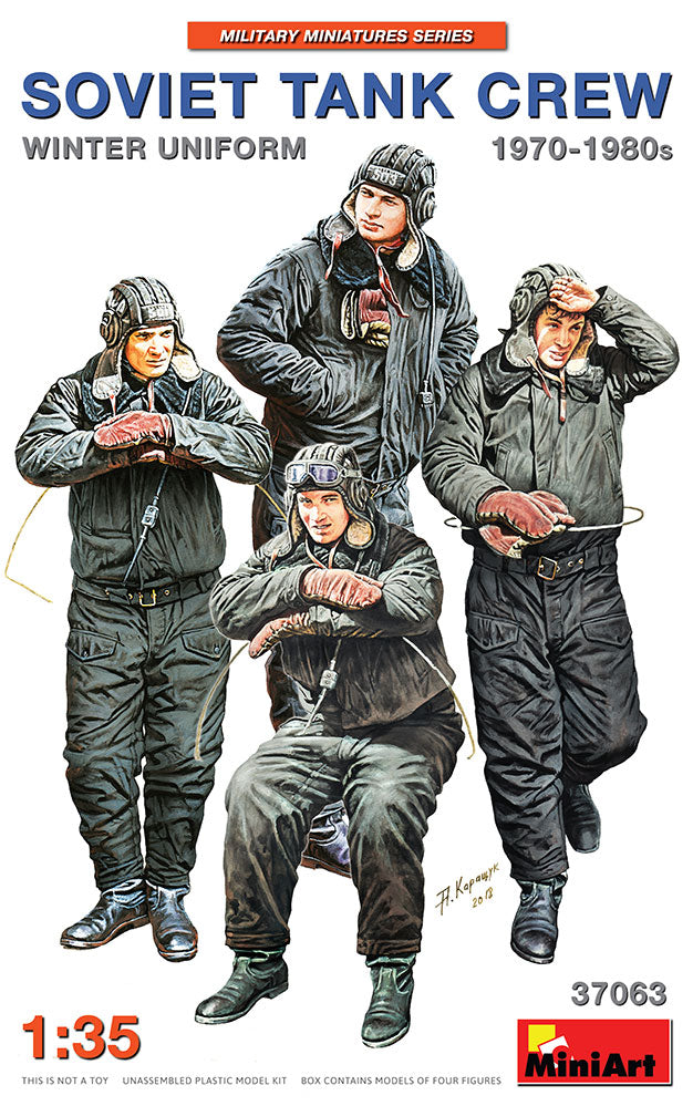 Mini Art - 37063 - SOVIET TANK CREW 1970-1980s. WINTER UNIFORM - 1:35