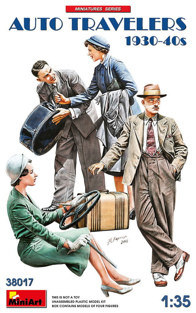 Mini Art - 38017 - AUTO TRAVELERS 1930-40 - 1:35
