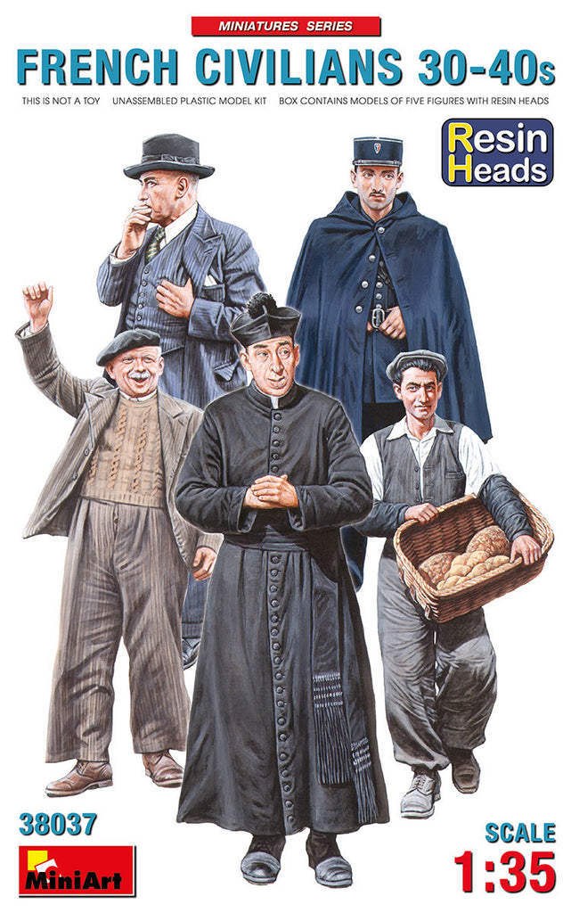 Mini Art - 38037 - FRENCH CIVILIANS '30-'40s - 1:35
