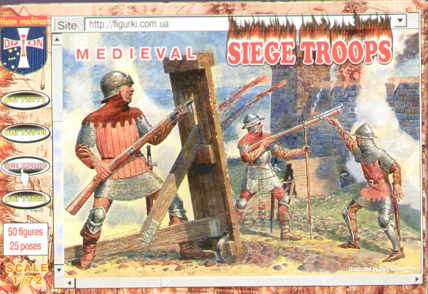 Orion - 72019 - Medieval Siege troops - 1:72