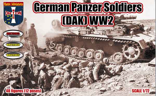 Panzer Soldiers (DAK) WWII - 1:72 - Orion - 72063
