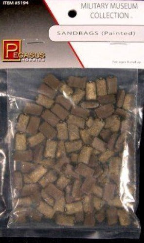 Pegasus Hobbies - PH5194 - Sandbags - singles (painted) - 1:56