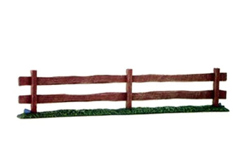 Wooden Fence 6' (15cm) straight x 6 per pack - 28mm - Pegasus - 5201