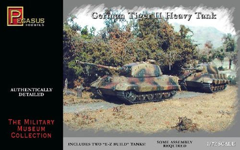 German Pz.Kpfw.VI Tiger II Heavy Tank (2 per box) - 1:72 - Pegasus - 7627