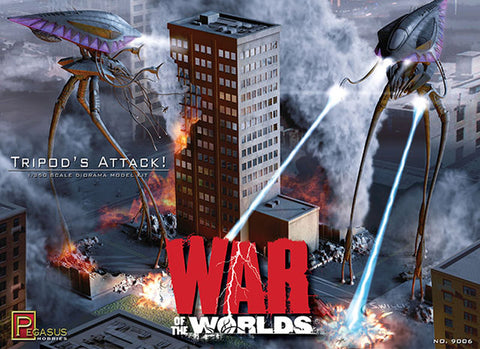 Pegasus - 9006 - War of the Worlds Tripod's Attack (kit) - 1:350