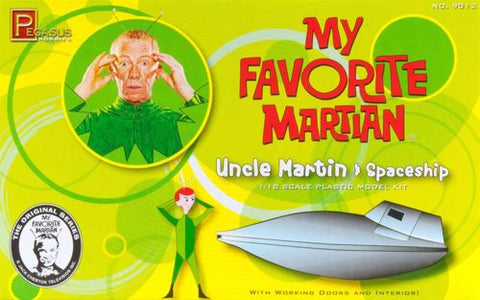 Uncle Martin and Spaceship TV show 'My Favorite Martian' - 1:18 - Pegasus - 9012